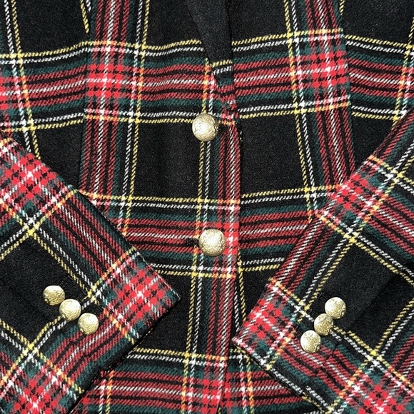 J.Crew Stewart Tartan Schoolboy Plaid Blazer - Picture 3 of 8